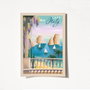 Wallity Póster A3 Italy - 1960, Pôster Decorativo 29,7 x 42 cm, Acabado Satinado 100% Mate para Salón u Oficina